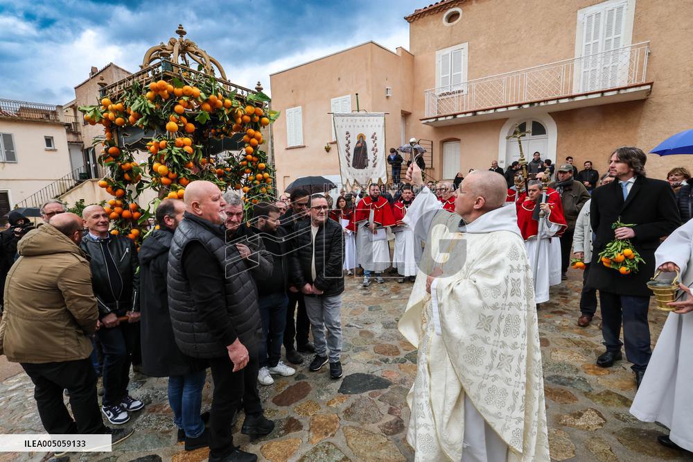 Celebration of The Feast of Saint Anthony Abbot - Corsica