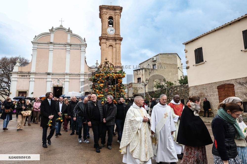 Celebration of The Feast of Saint Anthony Abbot - Corsica