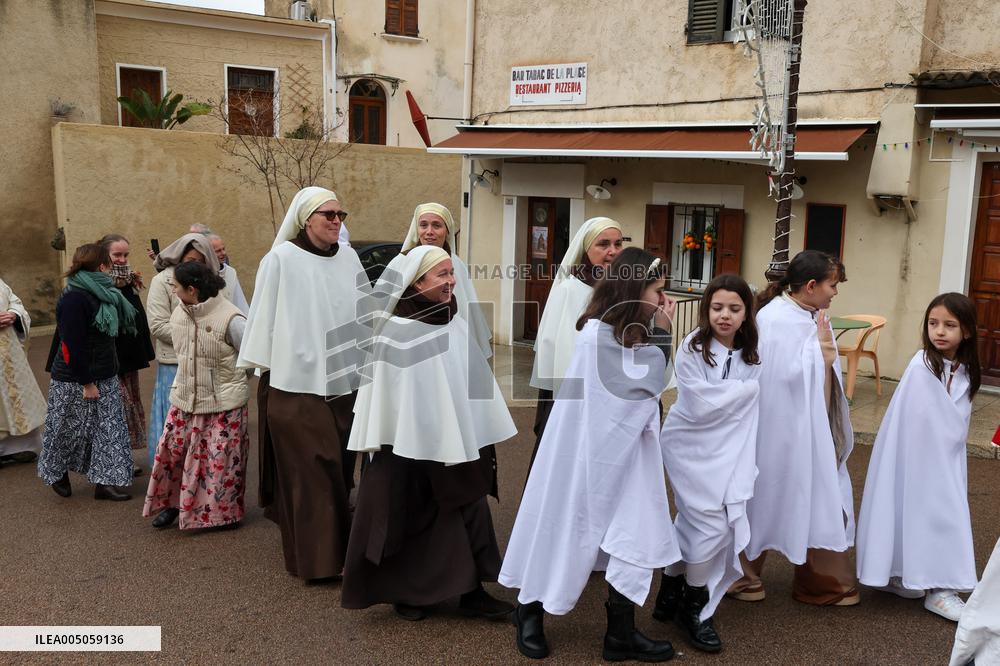 Celebration of The Feast of Saint Anthony Abbot - Corsica