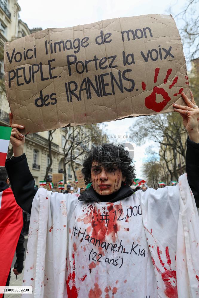 March For Iran - Paris