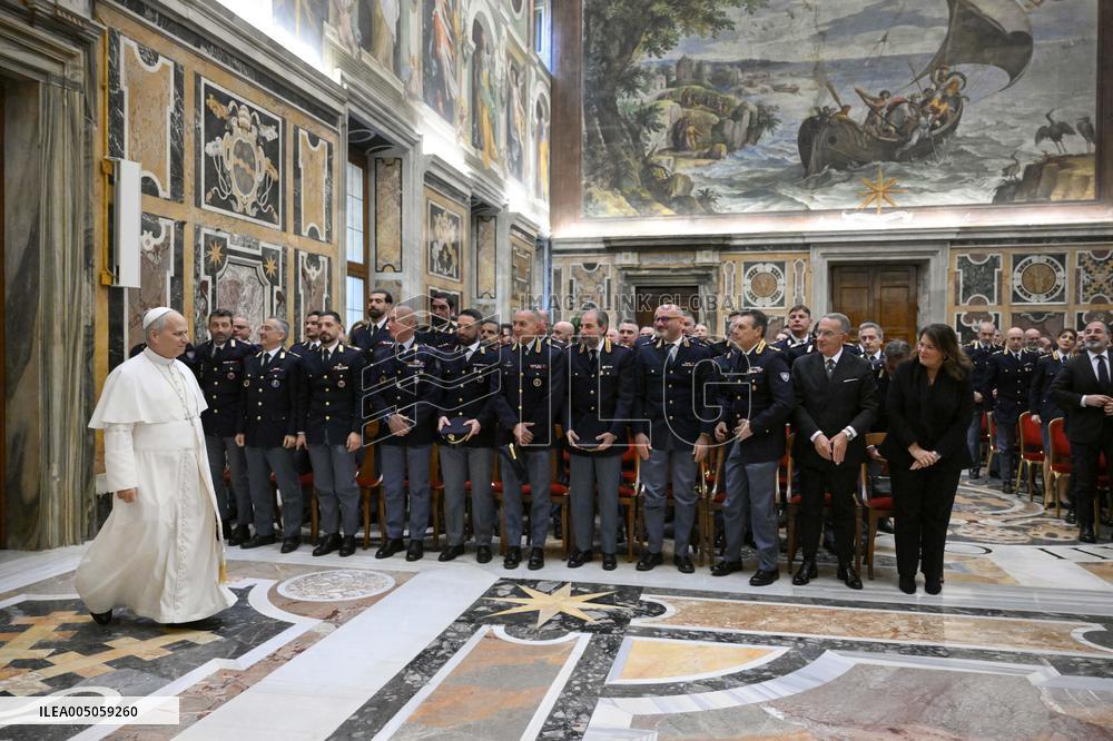 Pope Leo XIV Meets Italy’s Inspectorate for Public Security for Vatican City - Vatican