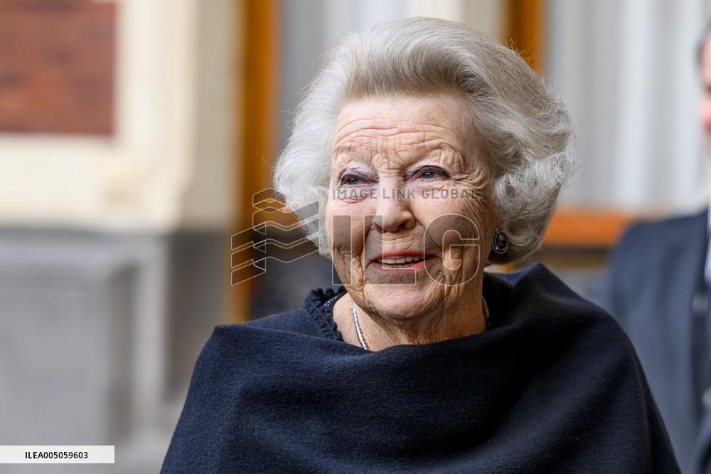 Princess Beatrix At the Work Symposium Connected in Freedom - Utrecht