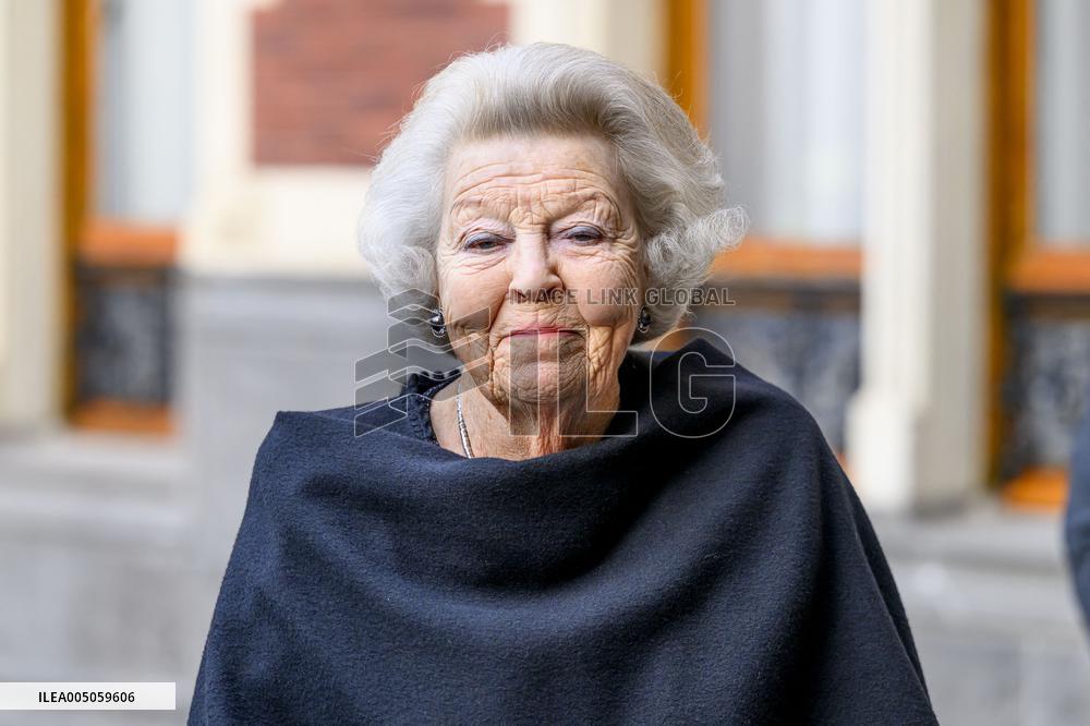 Princess Beatrix At the Work Symposium Connected in Freedom - Utrecht