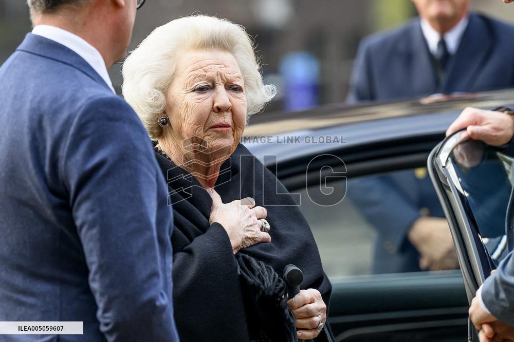 Princess Beatrix At the Work Symposium Connected in Freedom - Utrecht