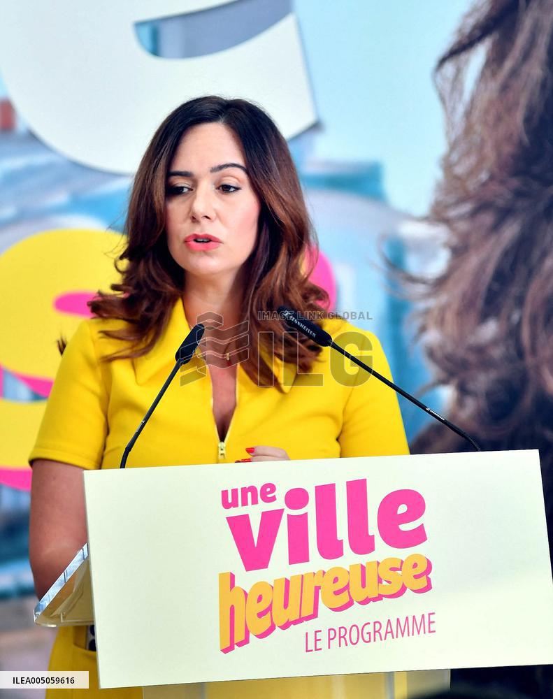 Sarah Knafo Press Conference - Paris