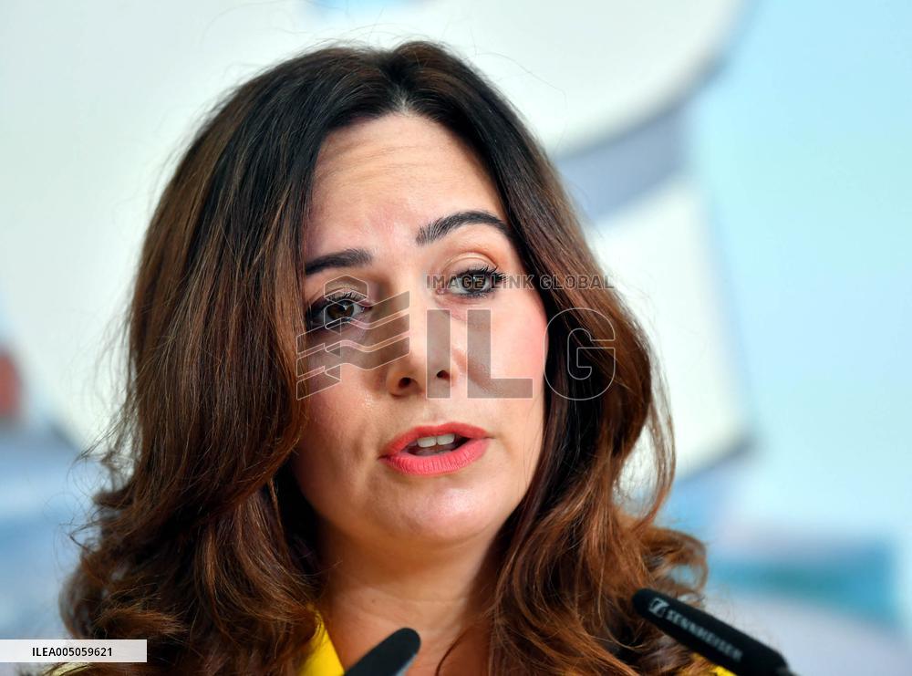 Sarah Knafo Press Conference - Paris