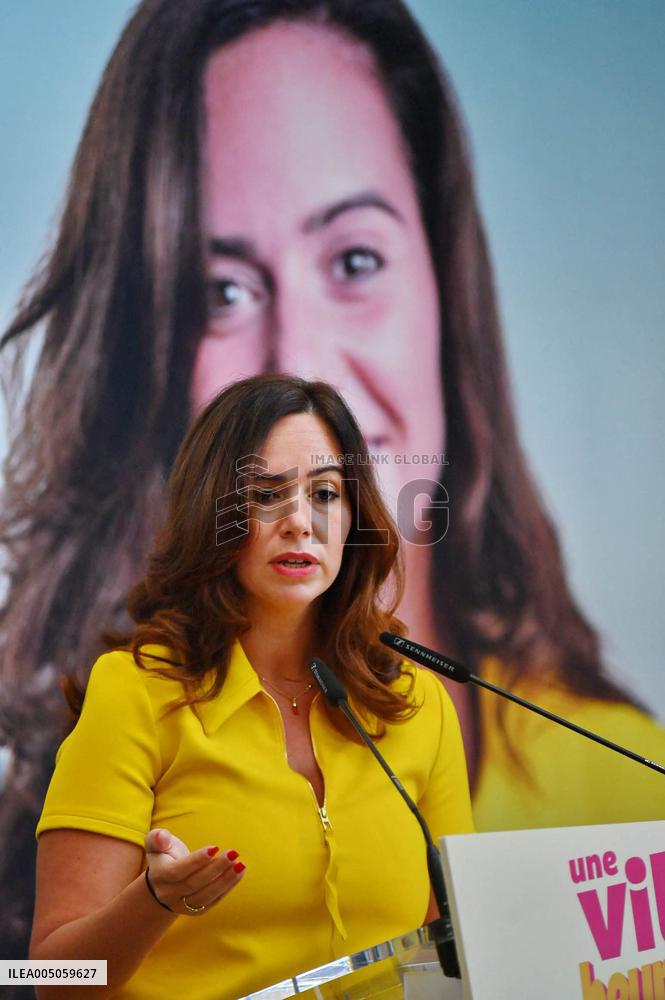 Sarah Knafo Press Conference - Paris