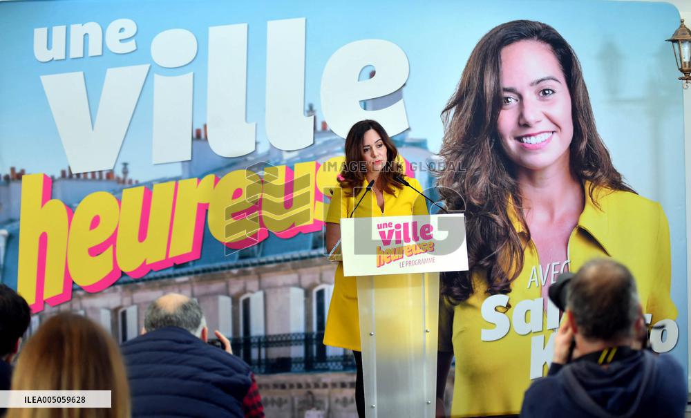 Sarah Knafo Press Conference - Paris