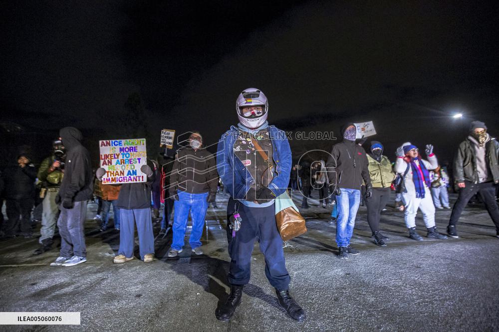 Anti-ICE Protest - Minneapolis