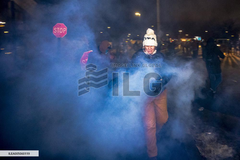 Anti-ICE Protest - Minneapolis