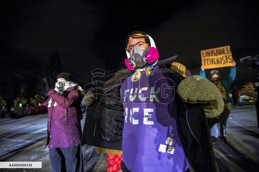 Anti-ICE Protest - Minneapolis