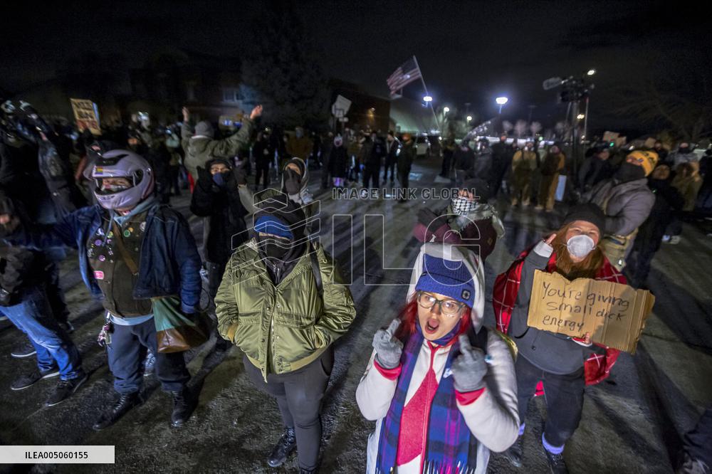 Anti-ICE Protest - Minneapolis