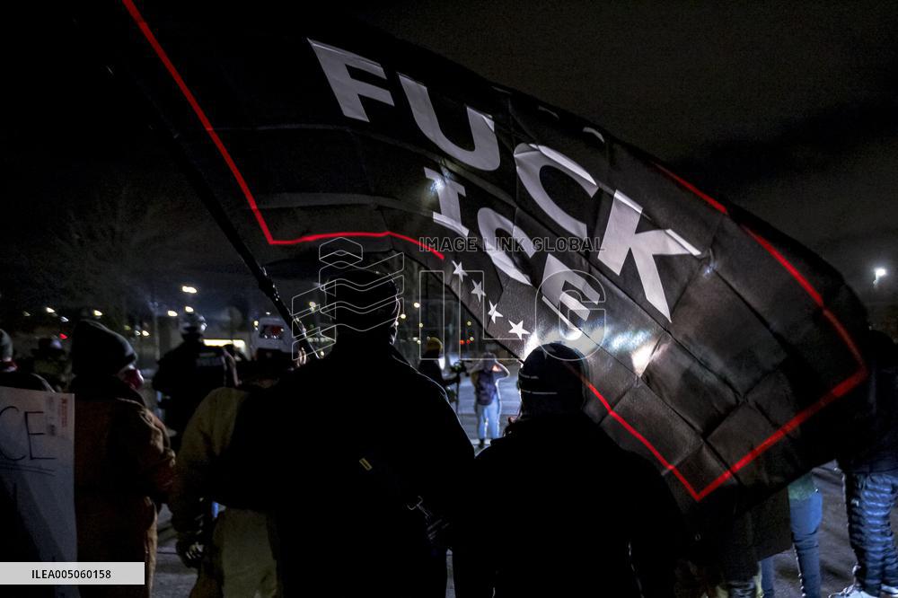 Anti-ICE Protest - Minneapolis