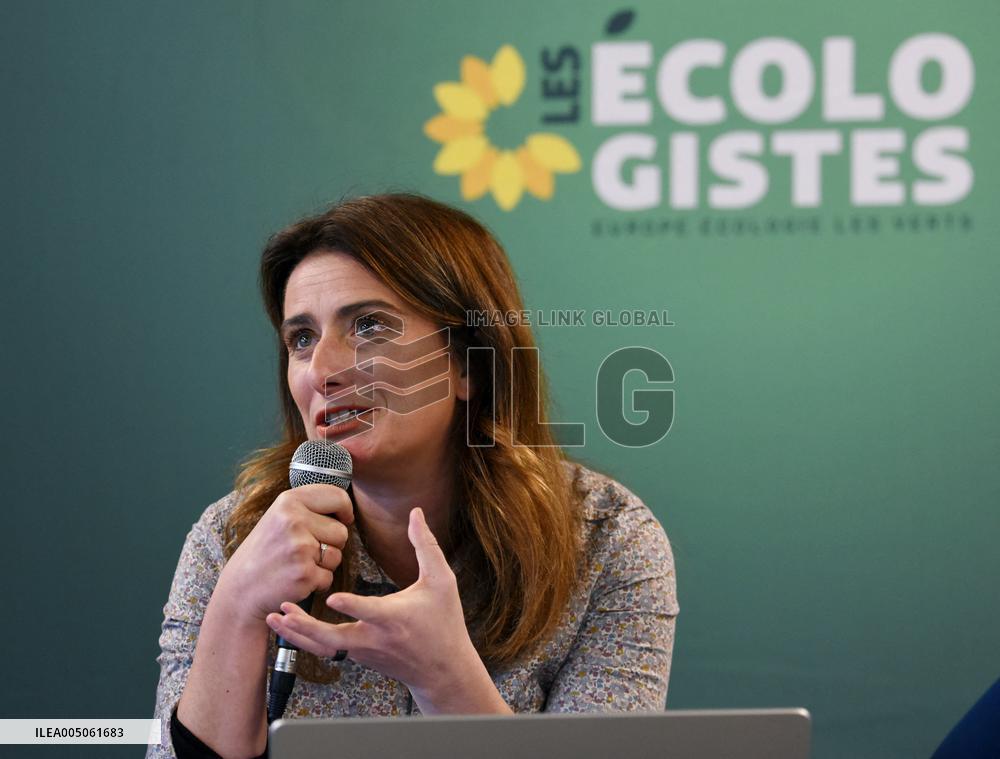 Marine Tondelier Press Conference - Paris