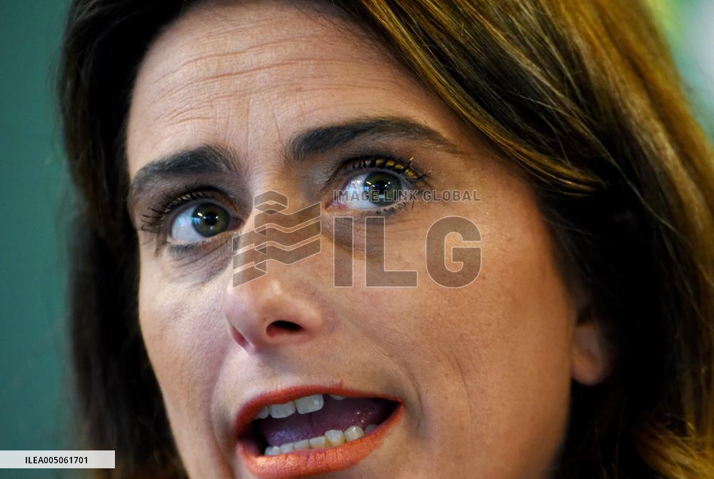 Marine Tondelier Press Conference - Paris