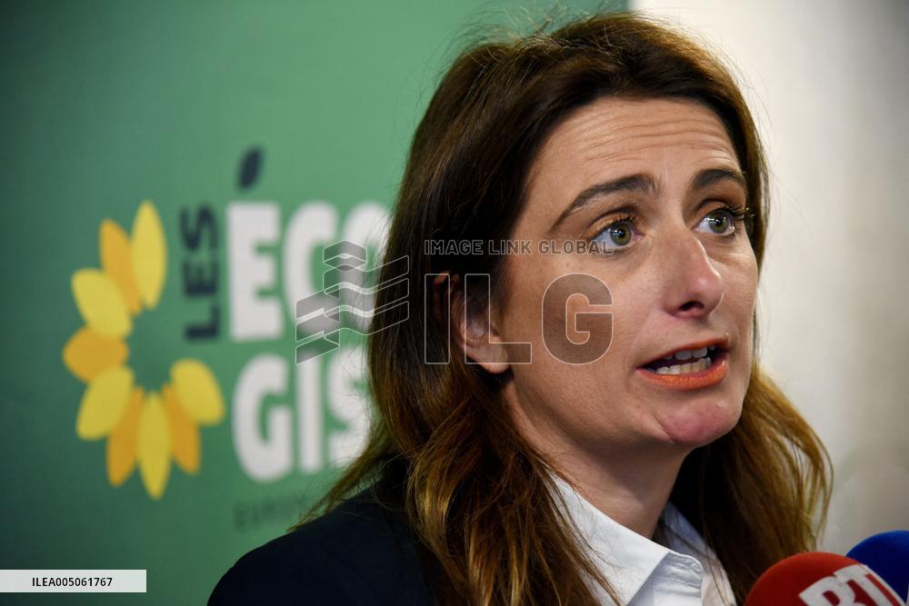 Marine Tondelier Press Conference - Paris