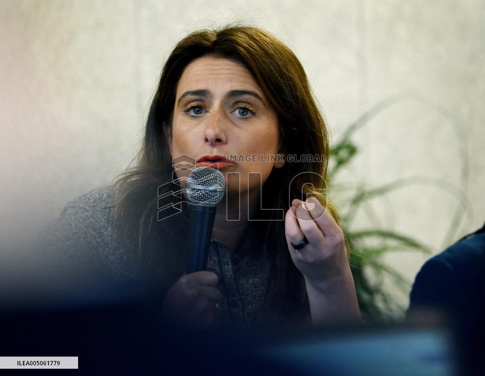 Marine Tondelier Press Conference - Paris