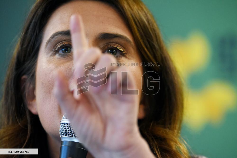 Marine Tondelier Press Conference - Paris