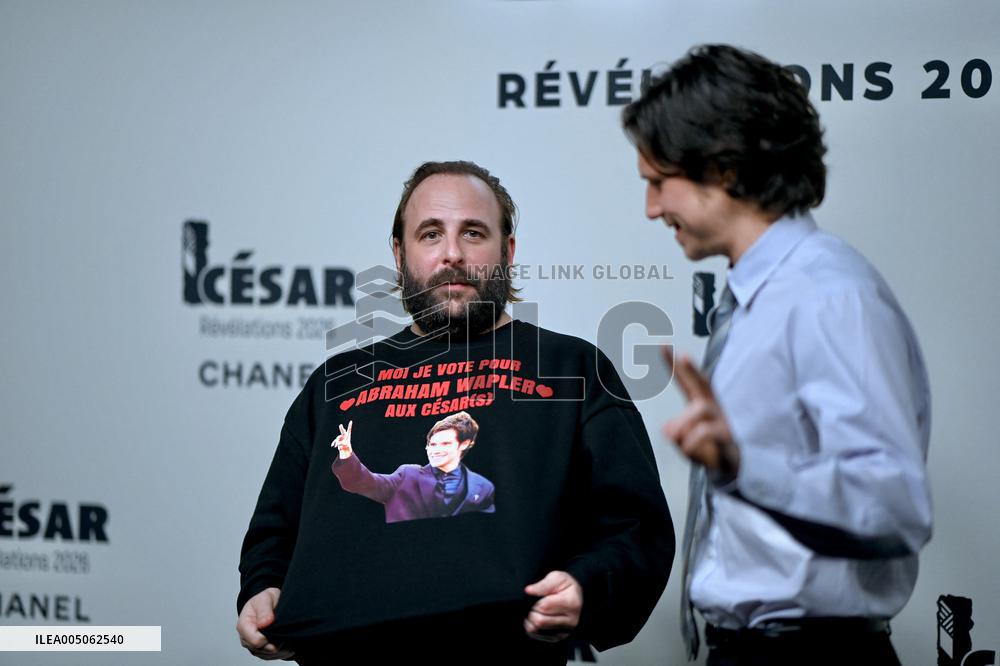 Cesar Revelations 2026 Photocall In Paris. FC