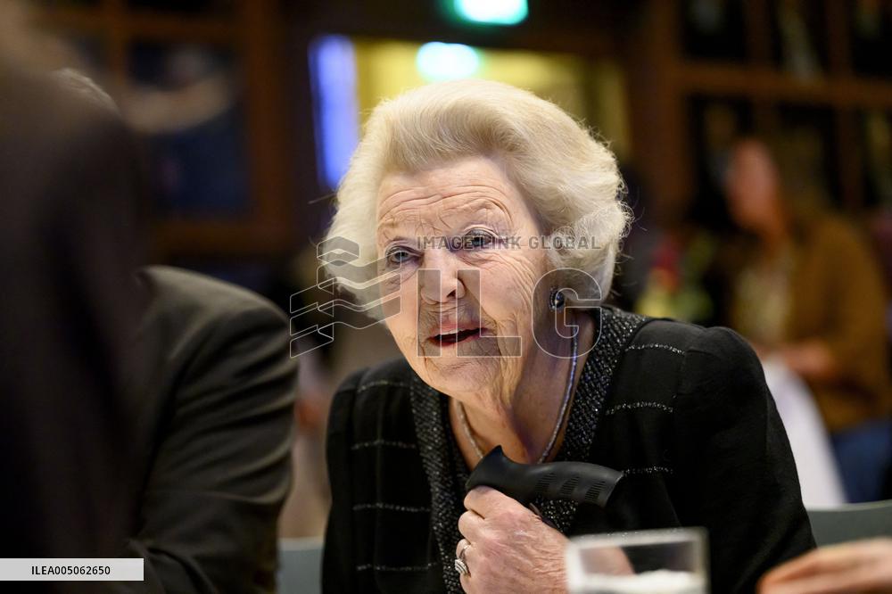 Princess Beatrix At the Work Symposium Connected in Freedom - Utrecht