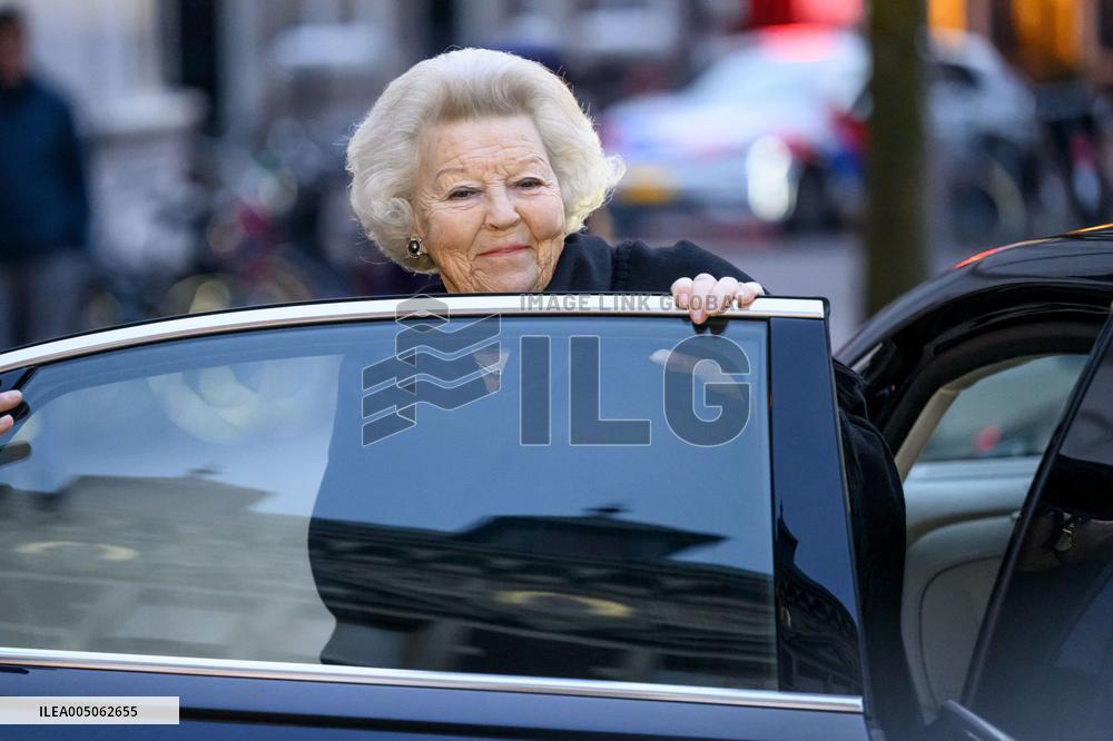 Princess Beatrix At the Work Symposium Connected in Freedom - Utrecht