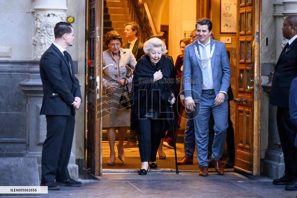 Princess Beatrix At the Work Symposium Connected in Freedom - Utrecht