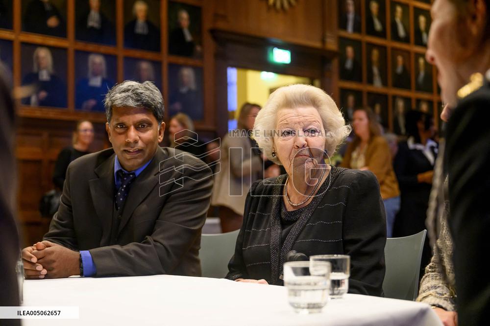 Princess Beatrix At the Work Symposium Connected in Freedom - Utrecht