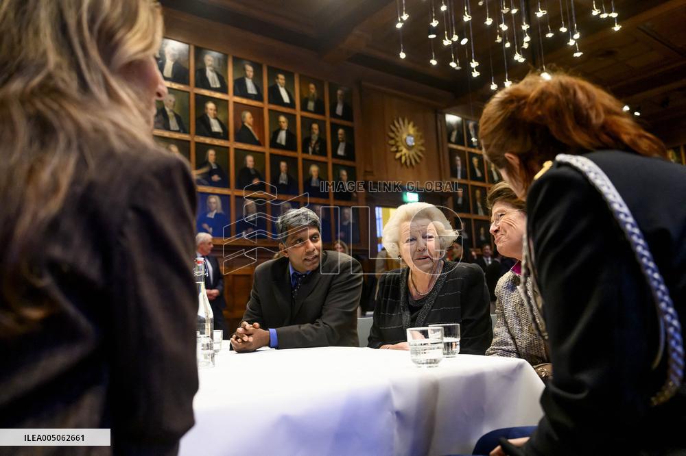 Princess Beatrix At the Work Symposium Connected in Freedom - Utrecht