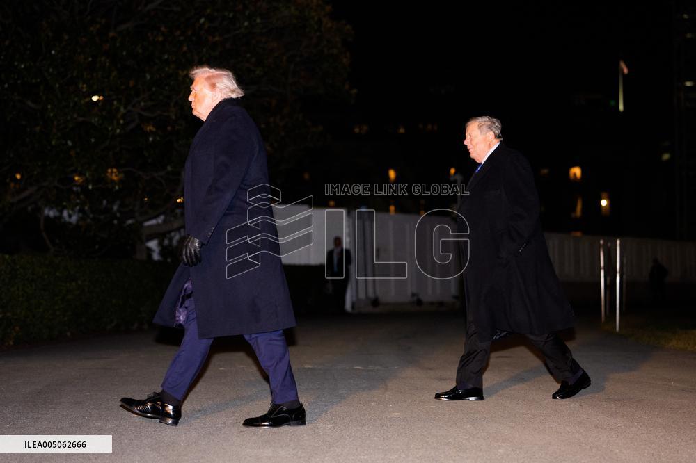 Donald Trump Returns to White House