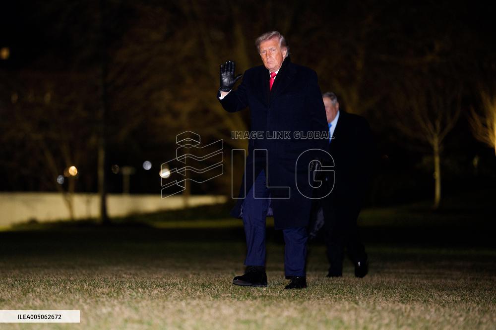 Donald Trump Returns to White House