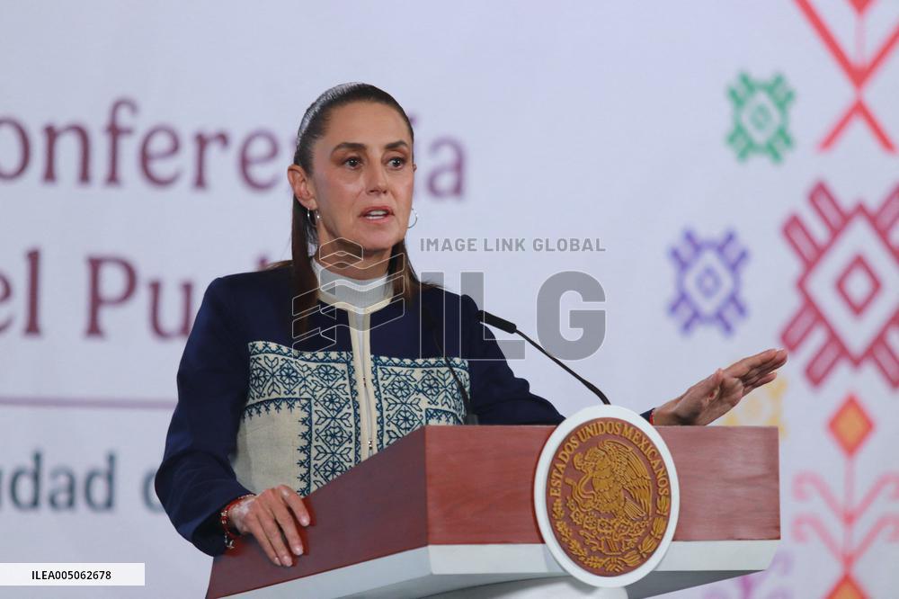 Mexico’s President Claudia Sheinbaum News Conference - Mexico City