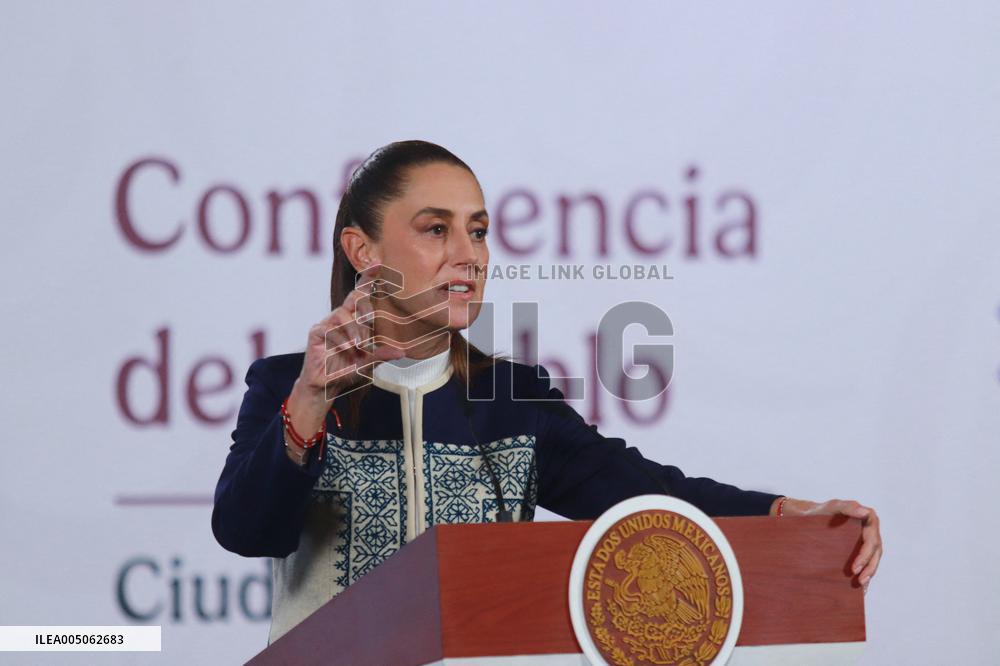Mexico’s President Claudia Sheinbaum News Conference - Mexico City