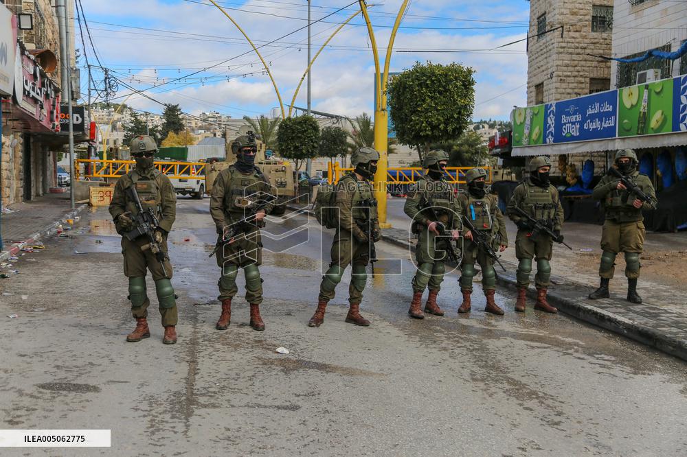 Hebron Curfew - West Bank