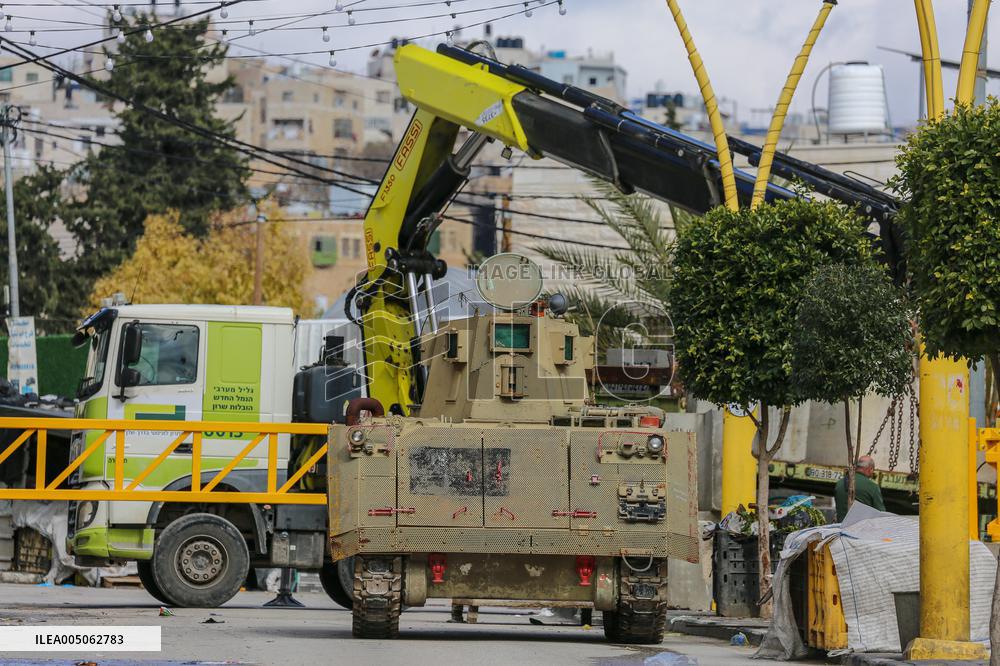 Hebron Curfew - West Bank