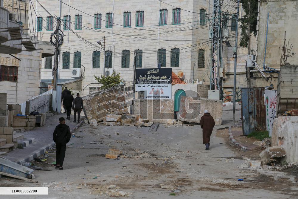 Hebron Curfew - West Bank