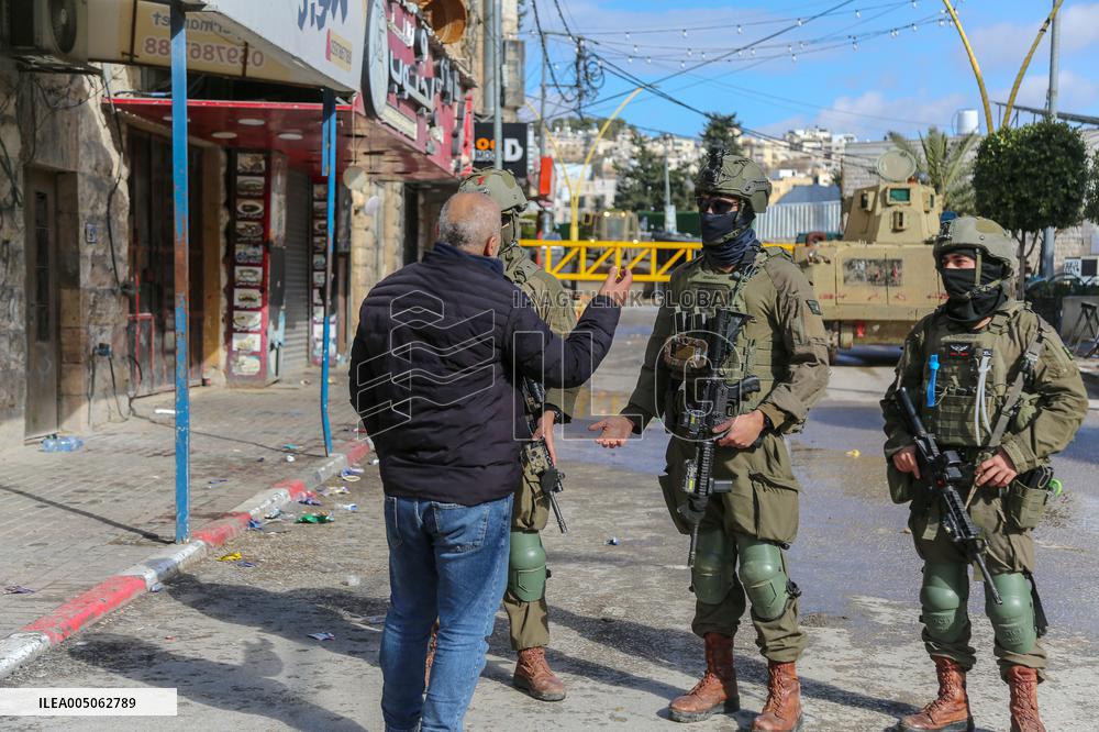Hebron Curfew - West Bank