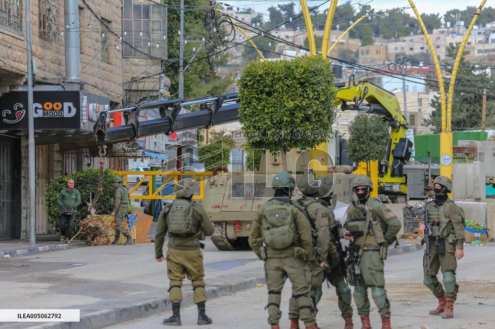 Hebron Curfew - West Bank