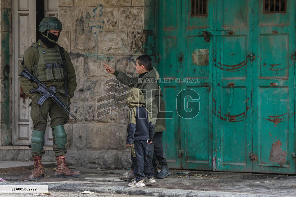 Hebron Curfew - West Bank