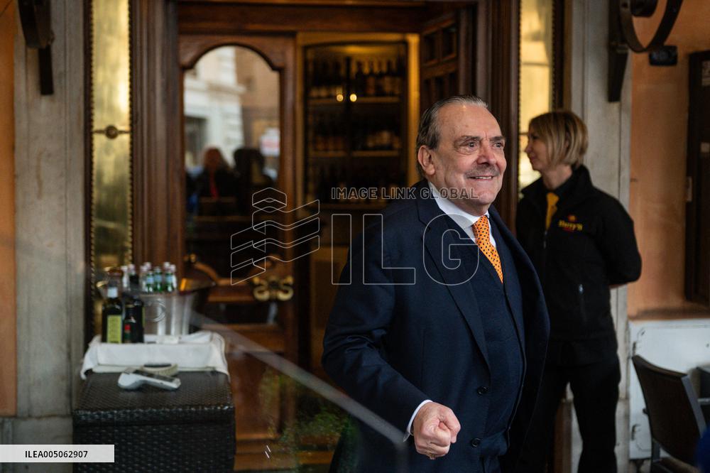 Gerard Depardieu Reconciles With Rino Barillari - Rome