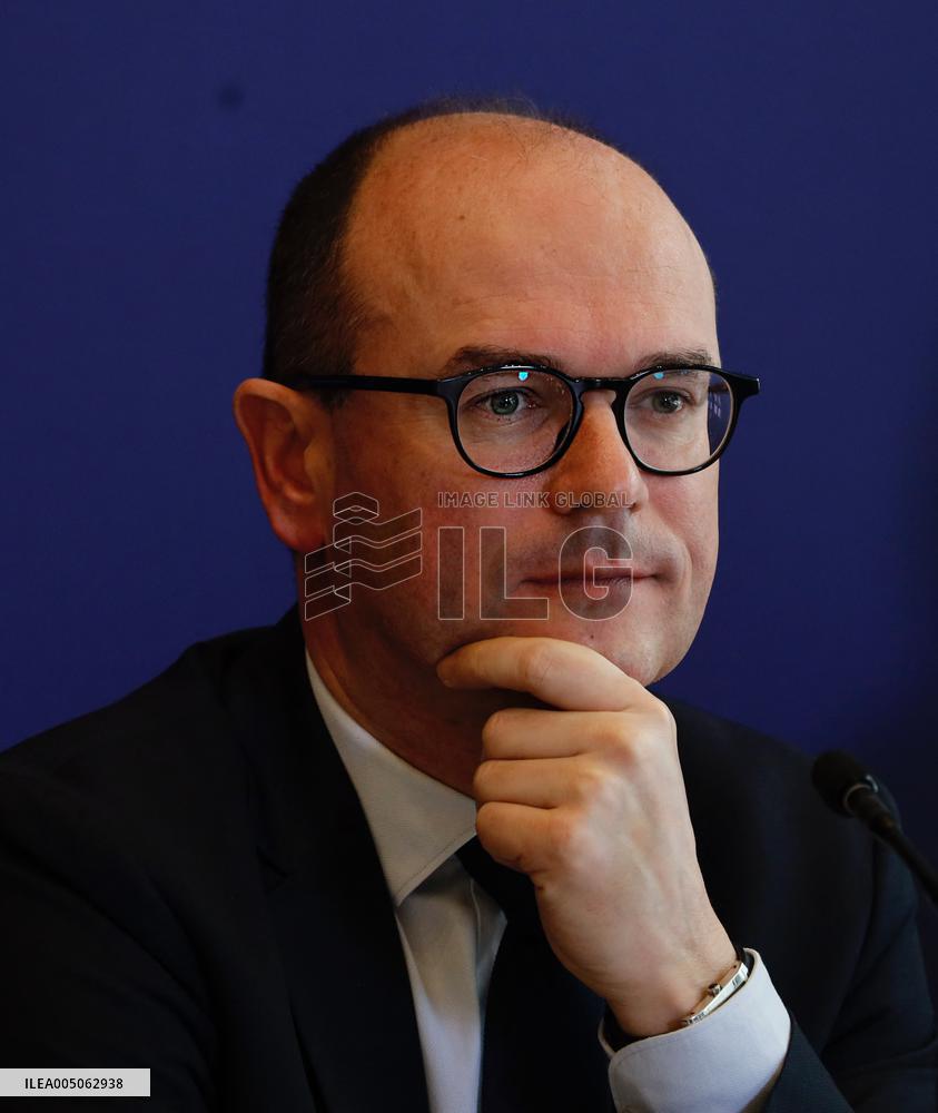 Sebastien Martin At Press Conference - Paris