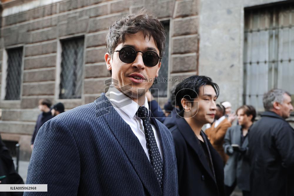 MFW - Ralph Lauren Fashion Show Guests Arrivals