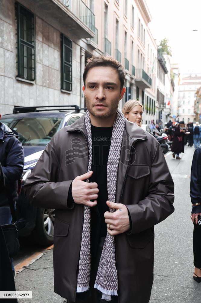 MFW - Ralph Lauren Fashion Show Guests Arrivals