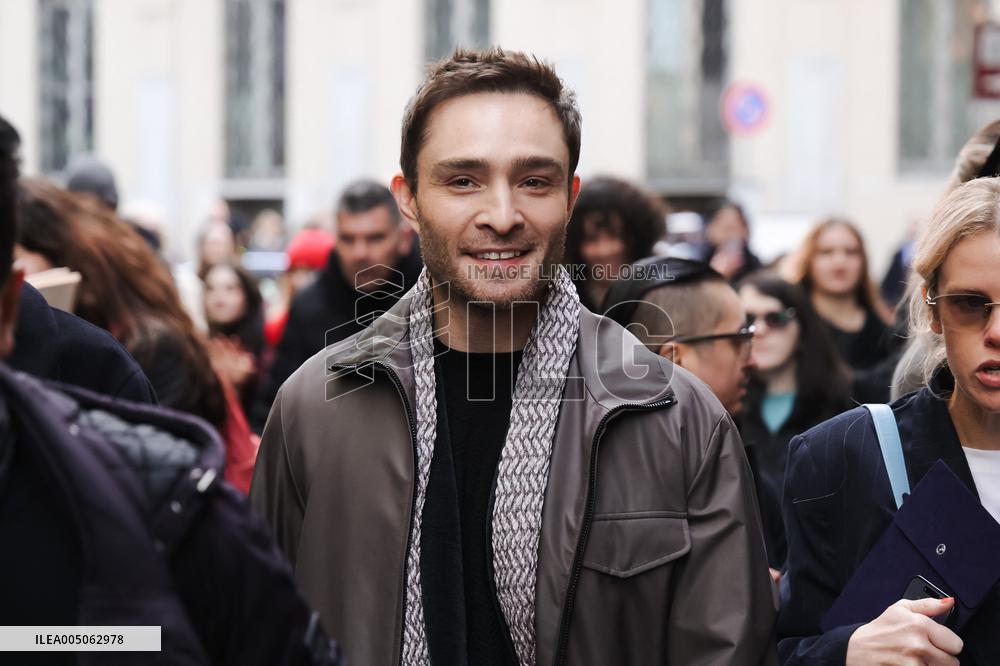 MFW - Ralph Lauren Fashion Show Guests Arrivals