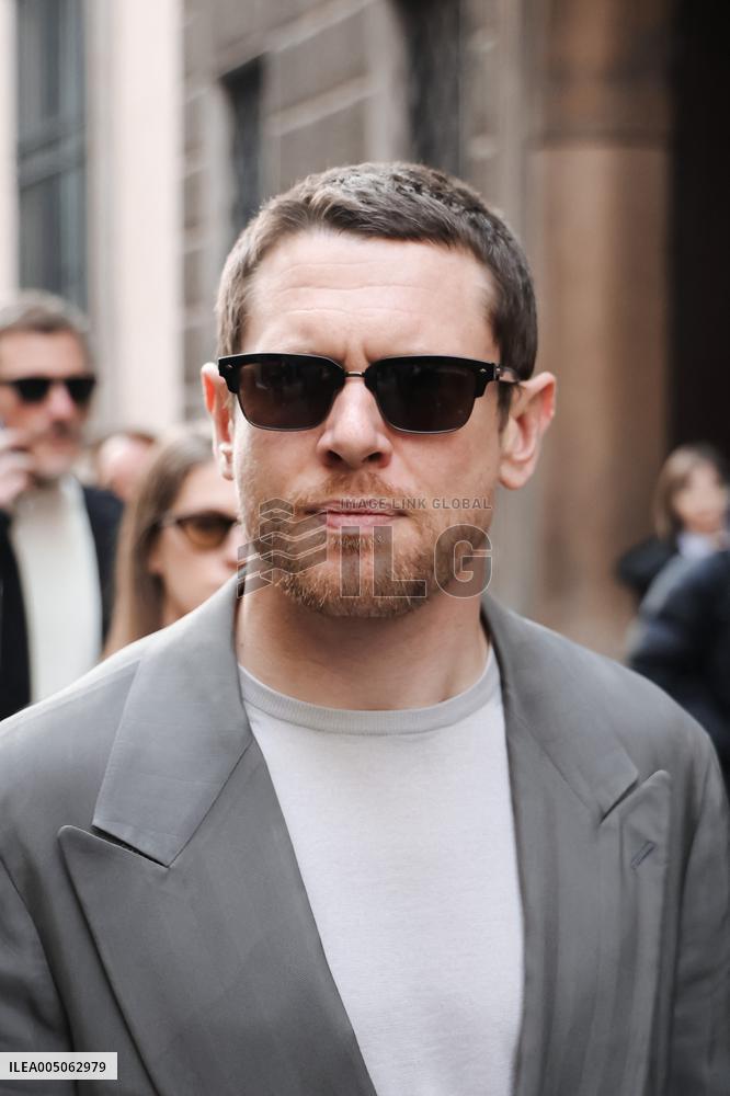 MFW - Ralph Lauren Fashion Show Guests Arrivals