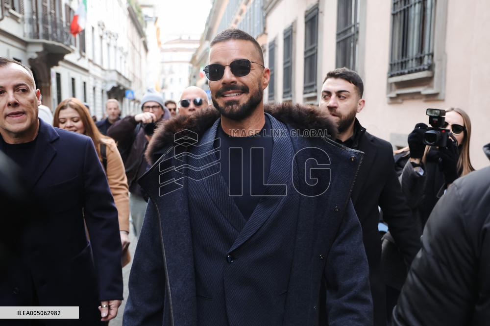 MFW - Ralph Lauren Fashion Show Guests Arrivals