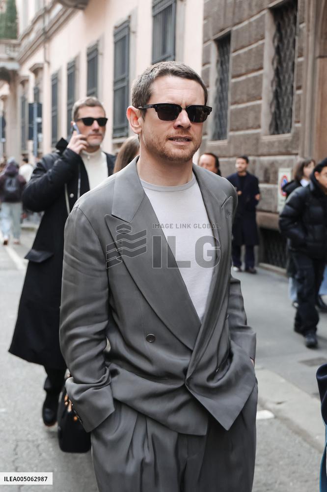 MFW - Ralph Lauren Fashion Show Guests Arrivals