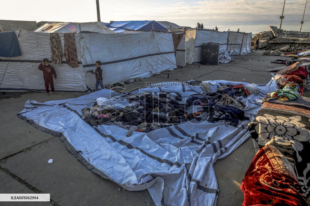 Gaza Port After Storm - Palestine