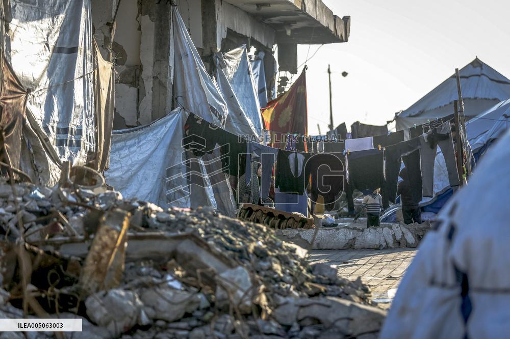 Gaza Port After Storm - Palestine