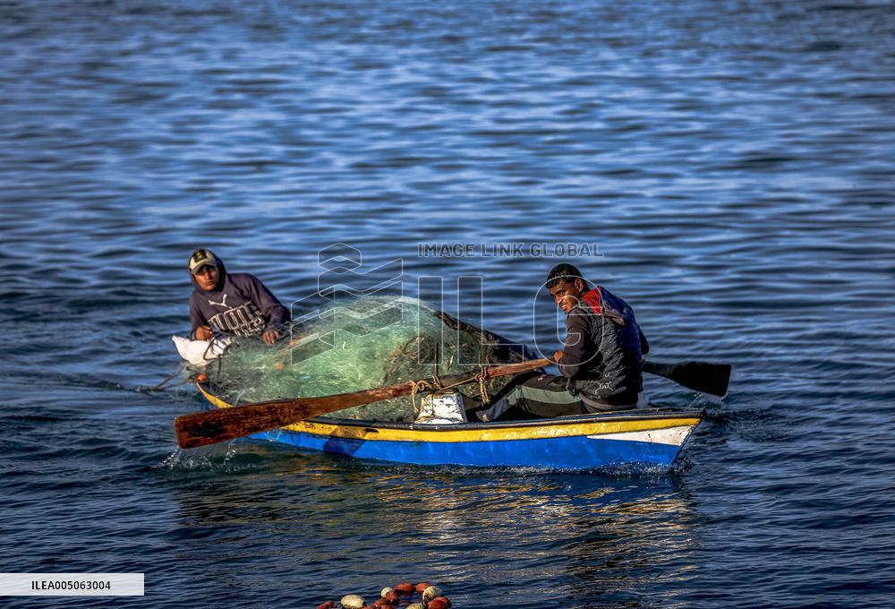 Gaza Port After Storm - Palestine