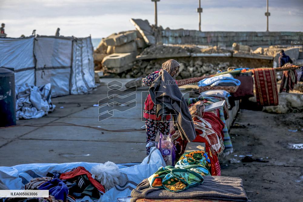Gaza Port After Storm - Palestine